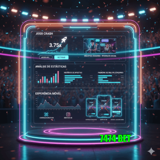 Jogue Crash e ganhe alto na 7474 BET!