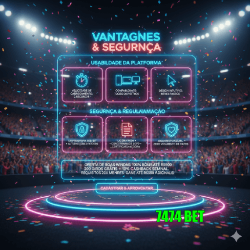 Cassino 7474 BET, Seguro, Promoções